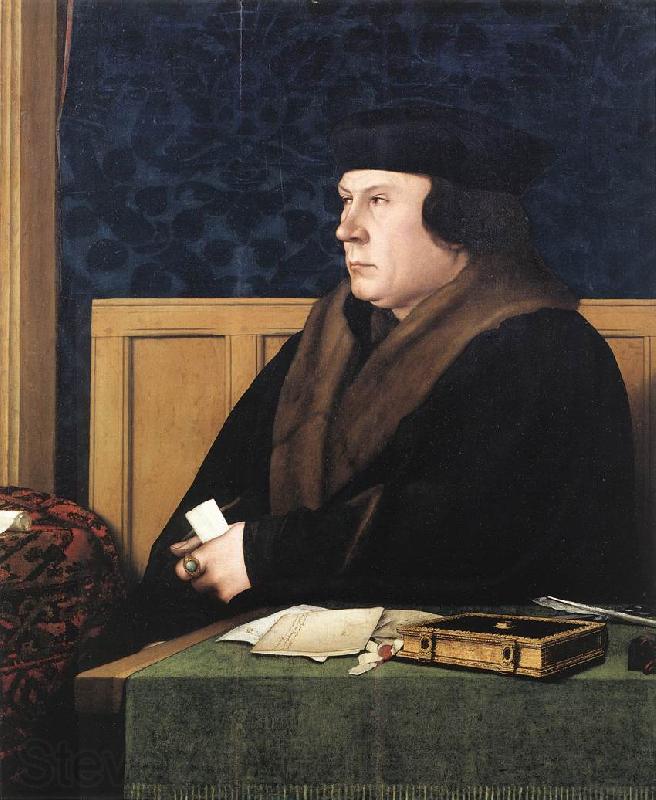 HOLBEIN, Hans the Younger Portrait of Thomas Cromwell f Germany oil painting art